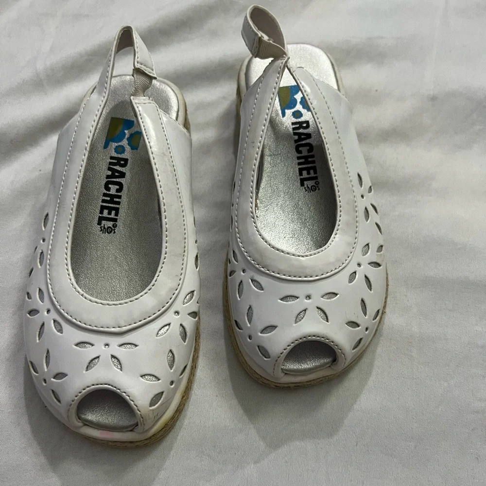 Girls Toddler Size 8M White Shoes